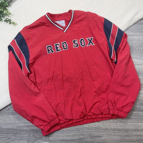 Genuine Merchandise Other - Genuine Merchandise Boston Red Sox Embroidered Lined Pullover Windbreaker